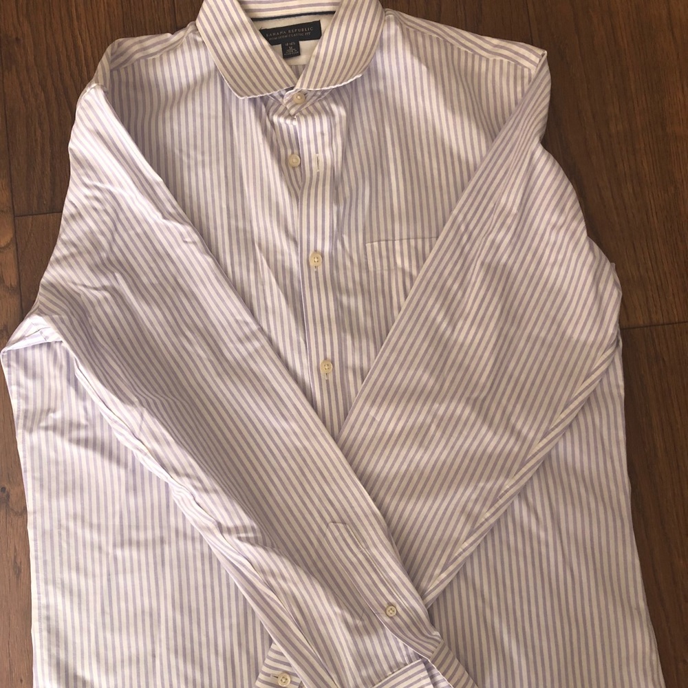 Men’s purple button up